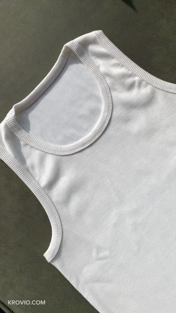 Krovio 100% Cotton Sleeveless Top