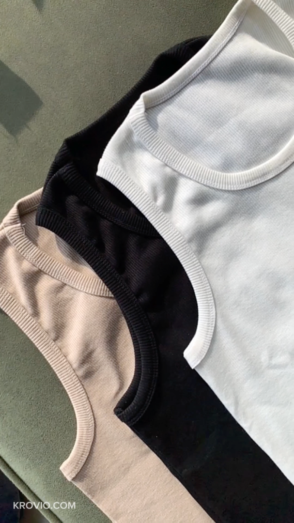 Krovio 100% Cotton Sleeveless Top