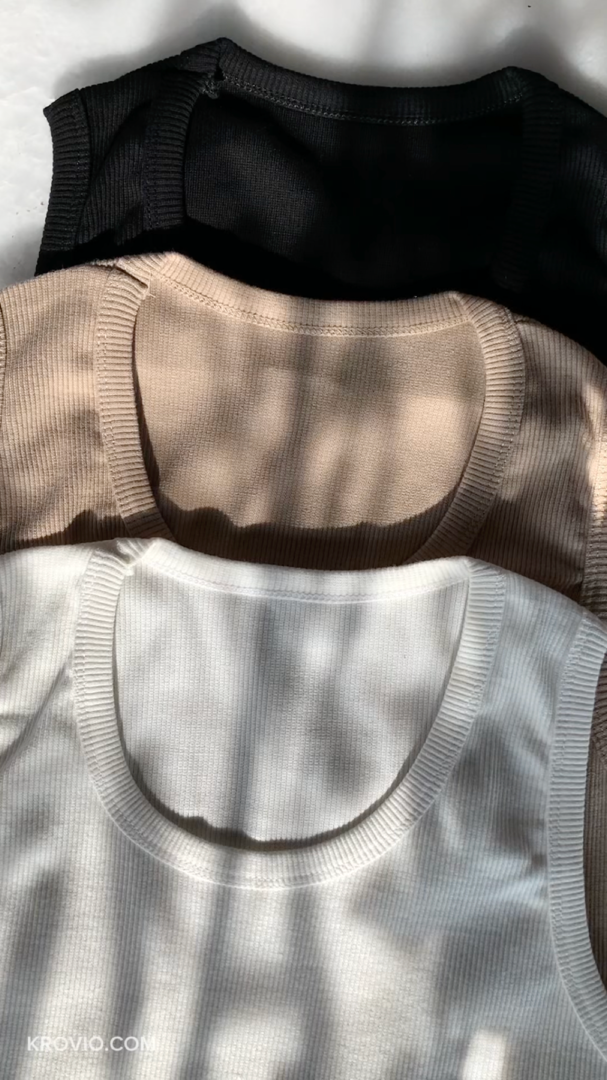 Krovio 100% Cotton Sleeveless Top