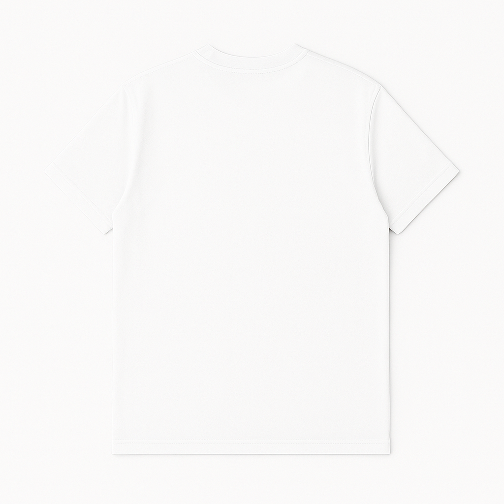 Boxy Fit Crew Neck T-Shirt White